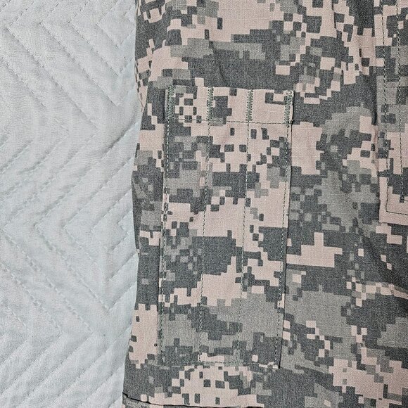 Defender M Men's Size Lrg Flame Resistant Camo BDU Full Zip Army Military Jacket - Picture 14 of 16